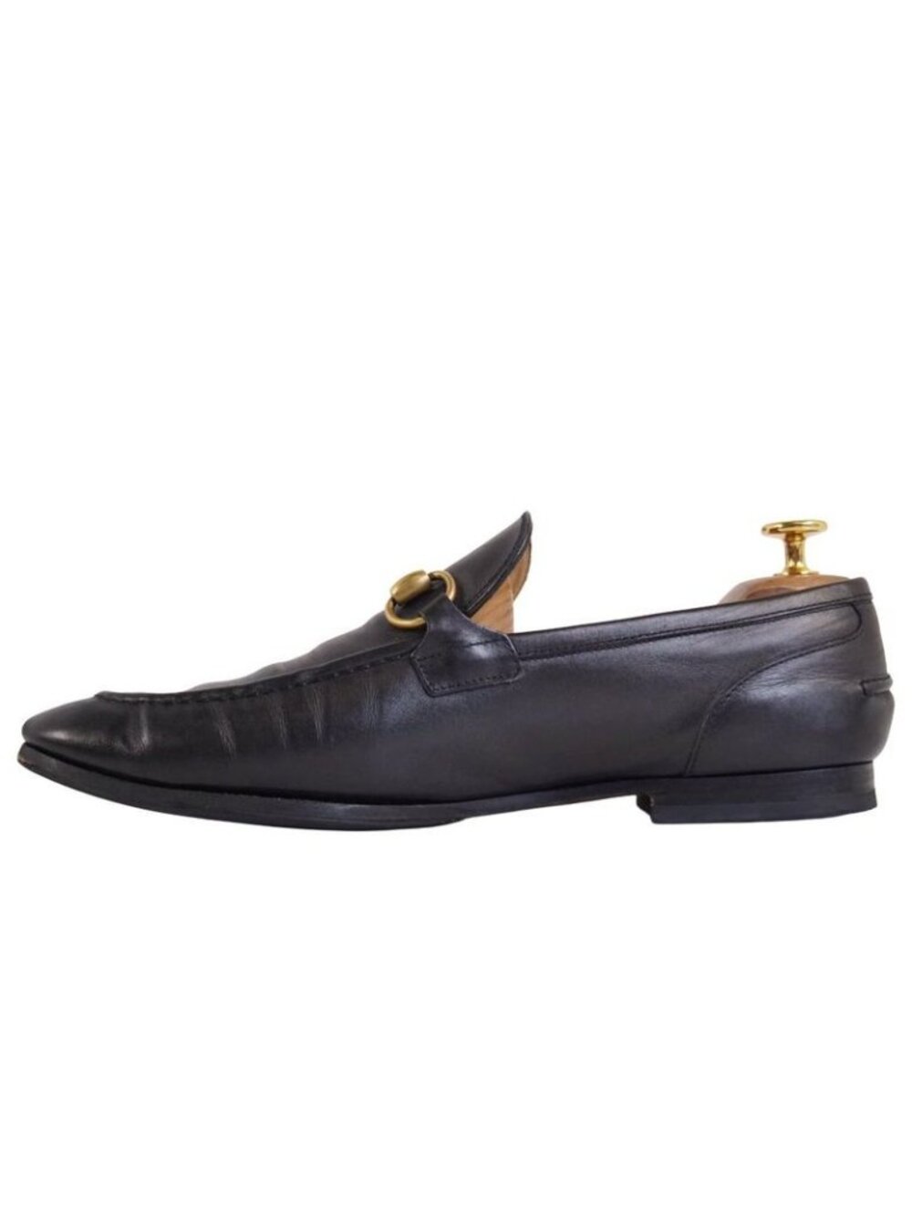 ★SOLD★ Gucci Loafers Moccasins Horsebit Leather Shoes - Picture 7 of 9